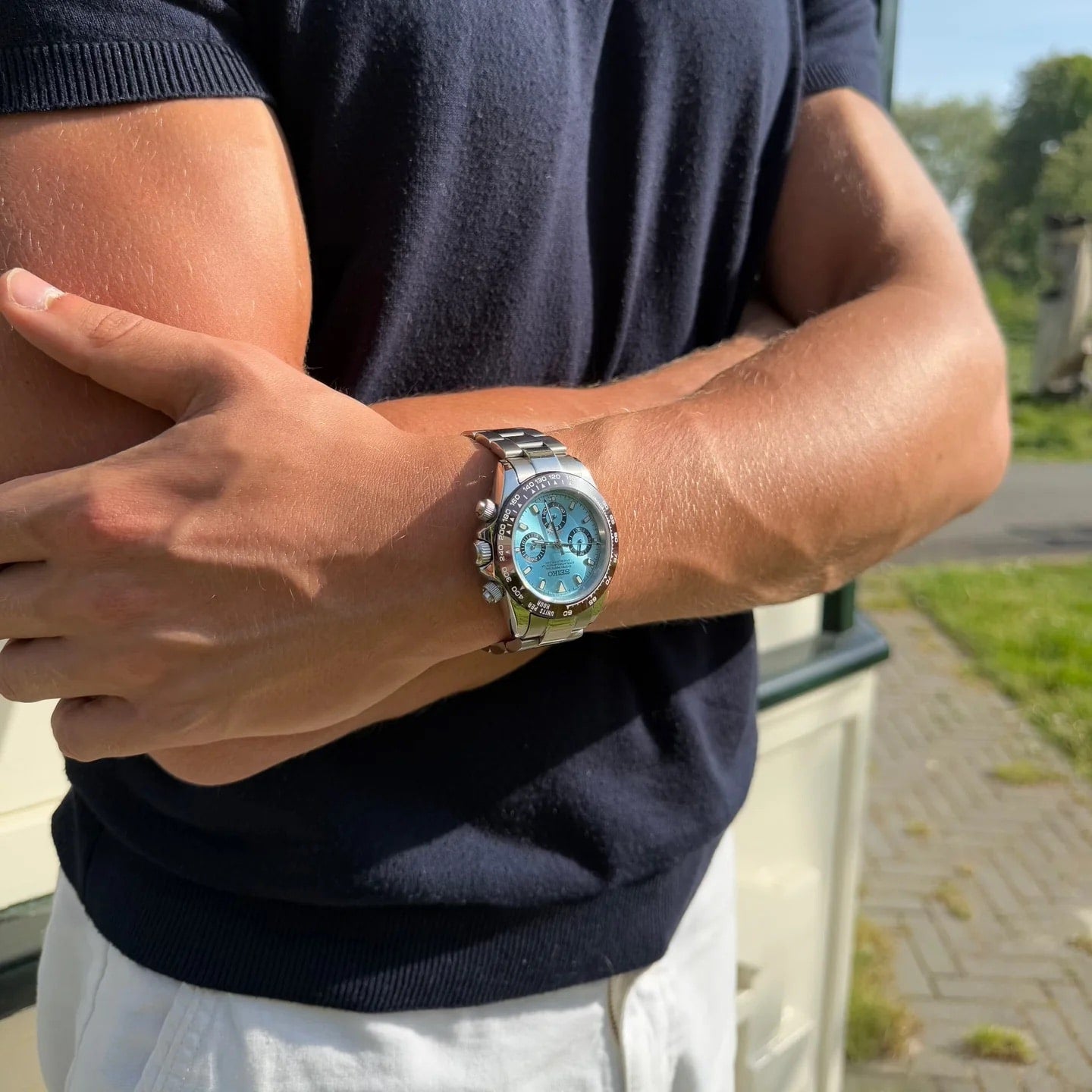 Seiko Daytona Mod 'Platinum'
