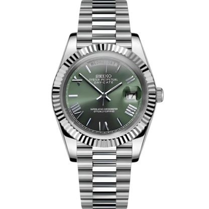 Seiko Day-Date Mod - Olive