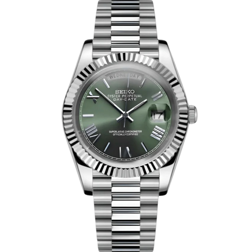 Seiko Day-Date Mod - Olive