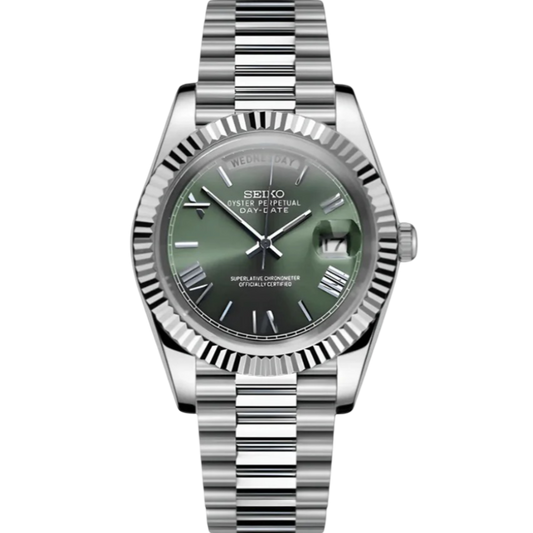 Seiko Day-Date Mod - Olive