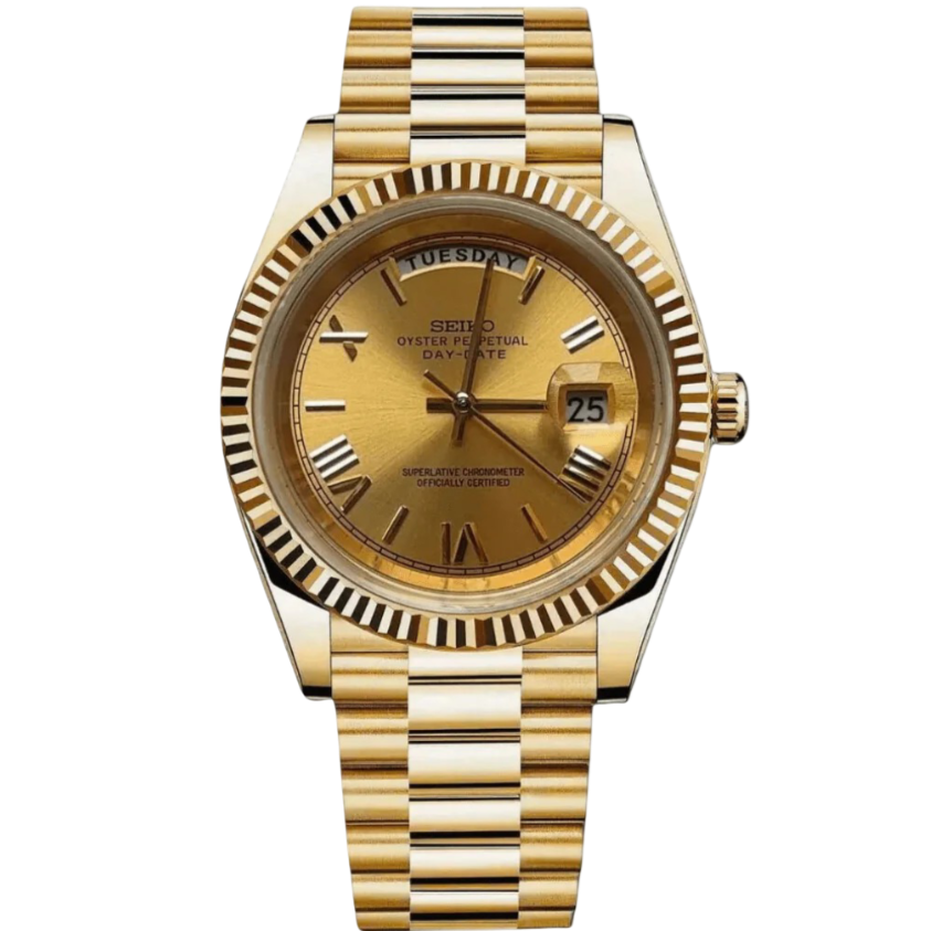 Seiko Day-Date Mod - Gold