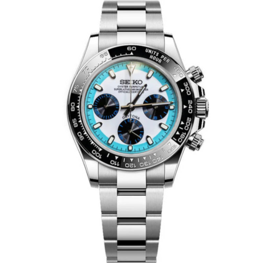 Seiko Daytona Mod - Arctic Racer