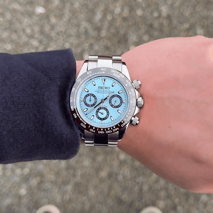 Seiko Daytona Mod - Platinum