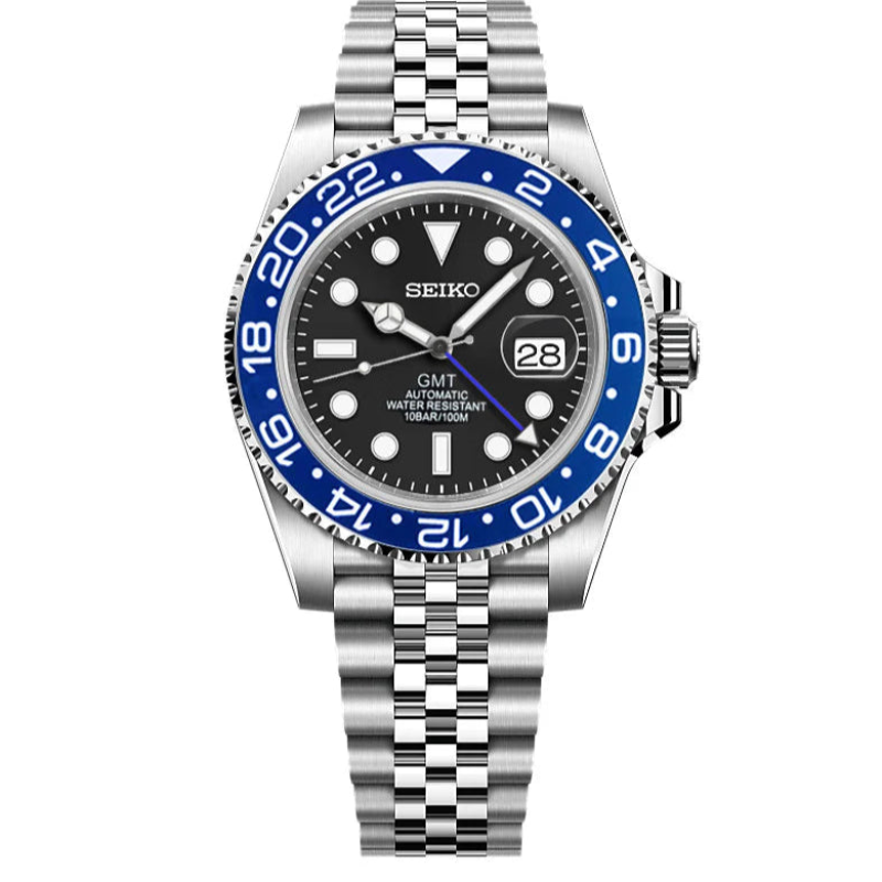 Seiko GMT Mod - Blueberry
