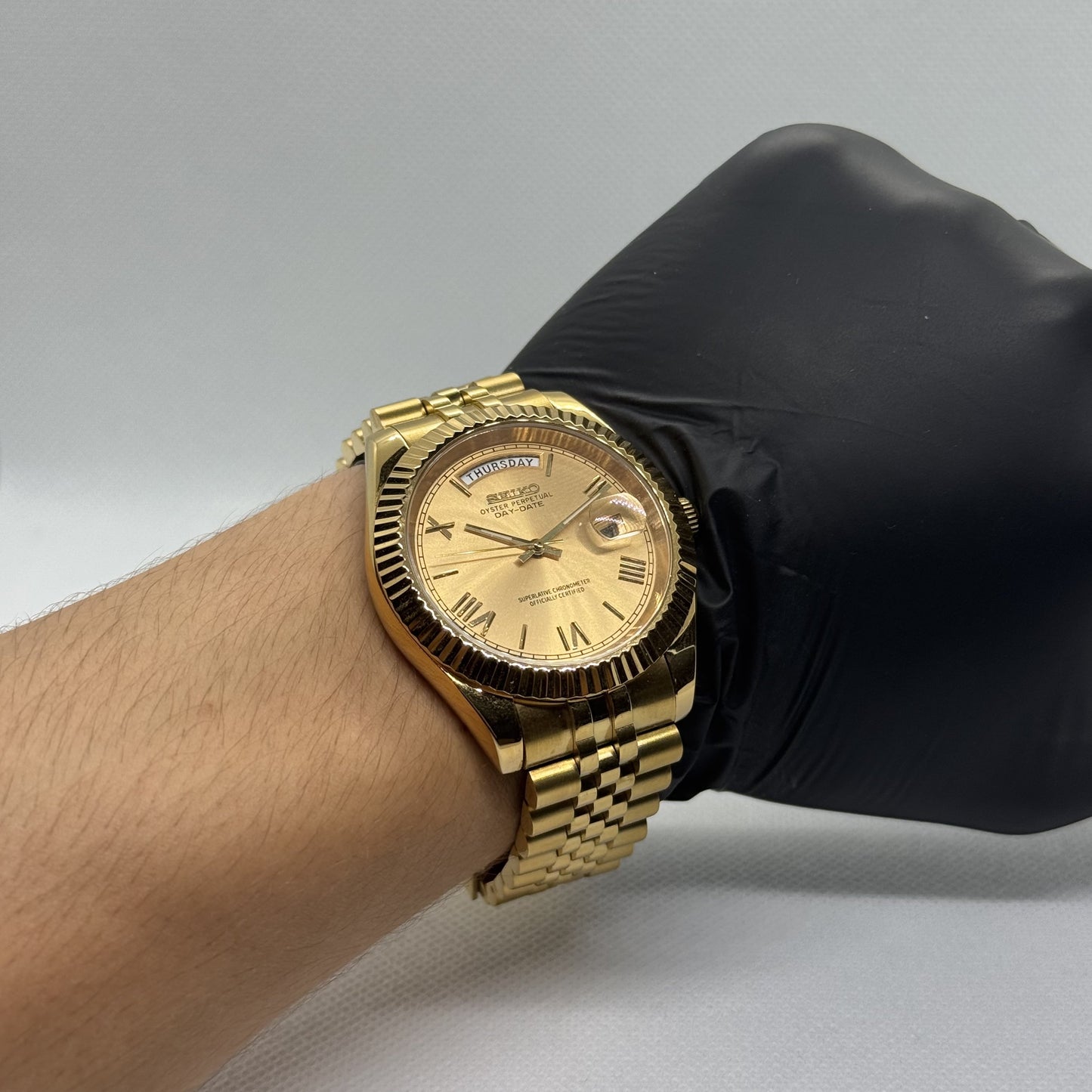 Seiko Day-Date Mod - Gold