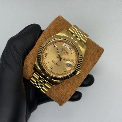 Seiko Day-Date Mod - Gold