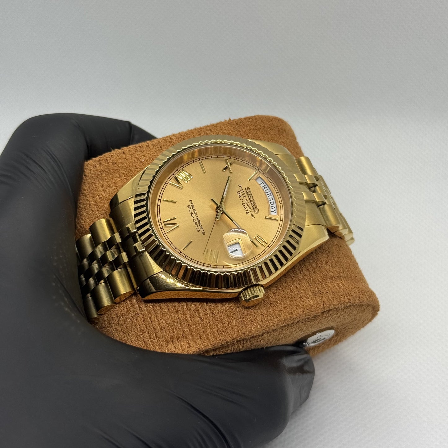 Seiko Day-Date Mod - Gold