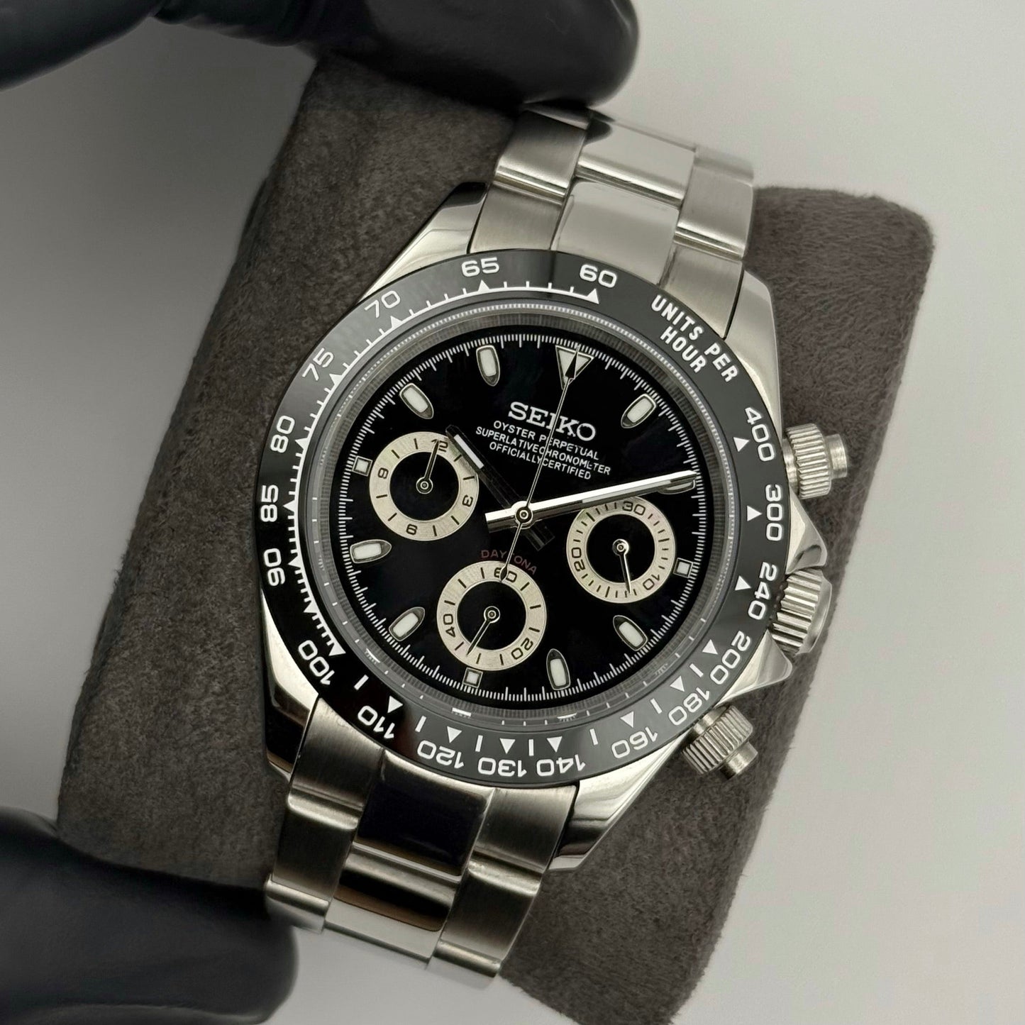 Seiko Daytona Mod - Black