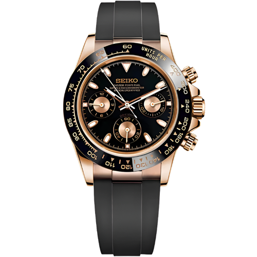 Seiko Daytona Mod - Rose Gold