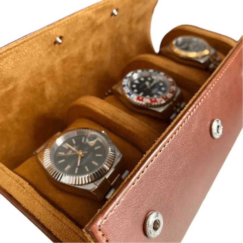 Caixa premium de viagem tripla