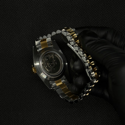 Seiko Datejust Arabic Two - Tone Mod - Pearl Gold - Tempus Mods