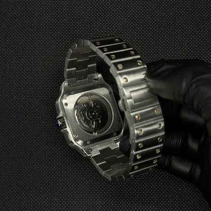 Seiko Santos F*ck 9 - 5 Mod Two - Tone - White - Tempus Mods